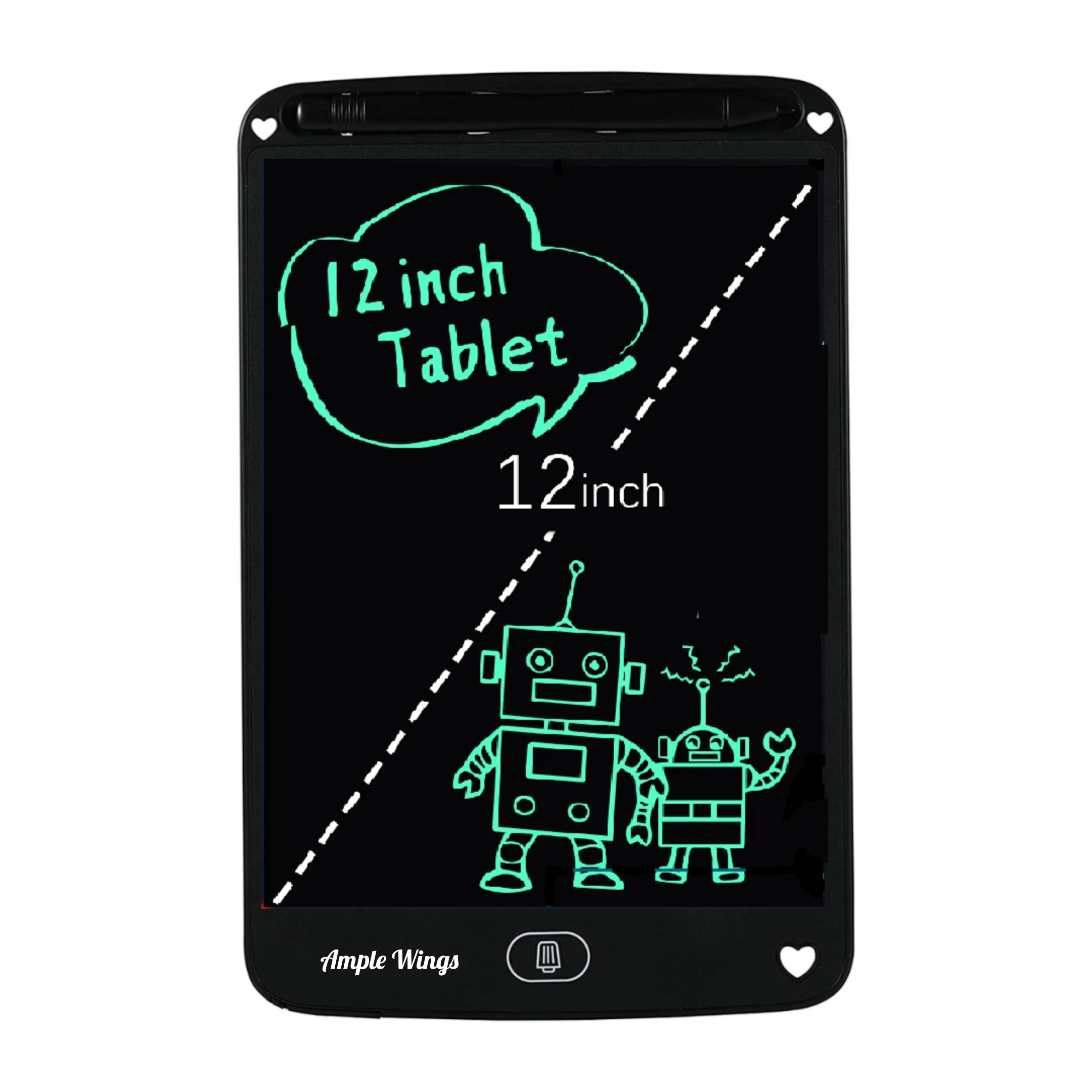 Ample wings 12 inch writing tablet